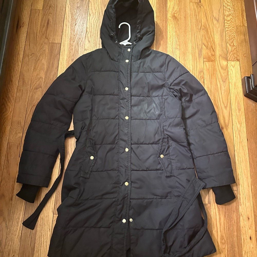 J Crew Merchantile long puffer coat